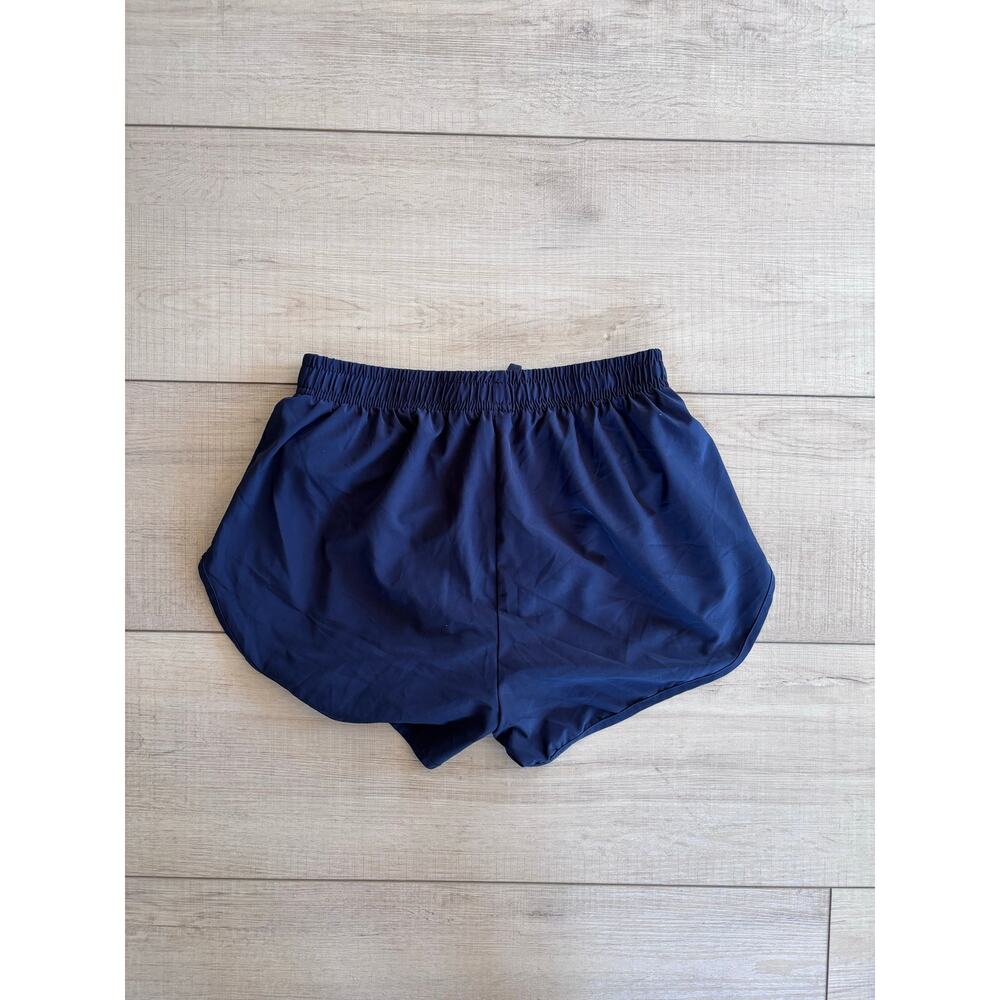 TENJOY Navy Quickdry Lightweight Running Short Joggers Lined w/ Zip Pockets | M - Picture 4 of 5